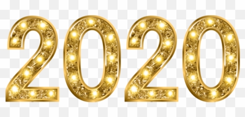 2020 Gold Logo Lights Sticker - Number Png,Gold Logo