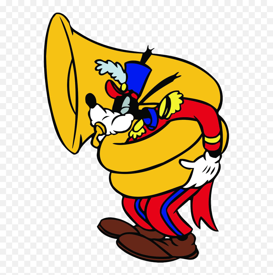 Tuba Goofy Music Clipart Image 20228 - Disney Music Clipart Png,Music Clipart Png