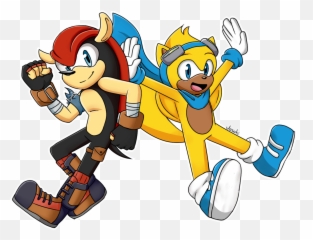 Pin - Ray The Flying Squirrel And Mighty The Armadillo In Sonic Boom Png,Sonic Mania Png