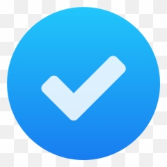 Download Blue Check Mark Circle Png Transparent - uokplrs