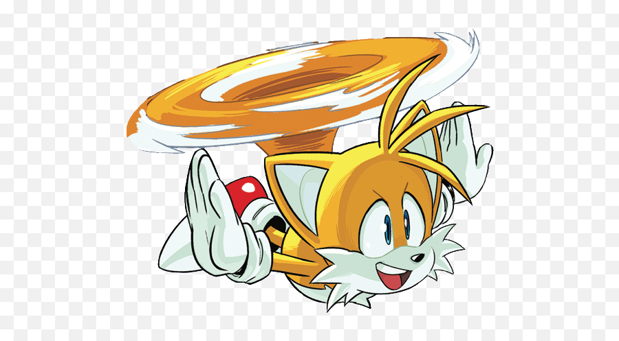 Miles Tails Prower Idw Sonic News Network Fandom - Sonic The Hedgehog Tails Flying Png,Sonic And Tails Logo