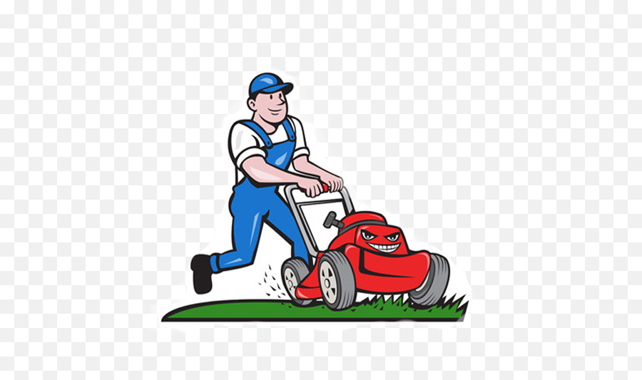 Cartoon Lawn Mower Garden Png