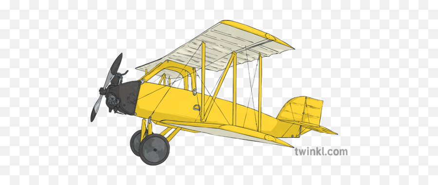 The Canary Vehicle Yellow Biplane Amelia Earhart Flight - Canary Amelia Earhart Plane Png,Biplane Png