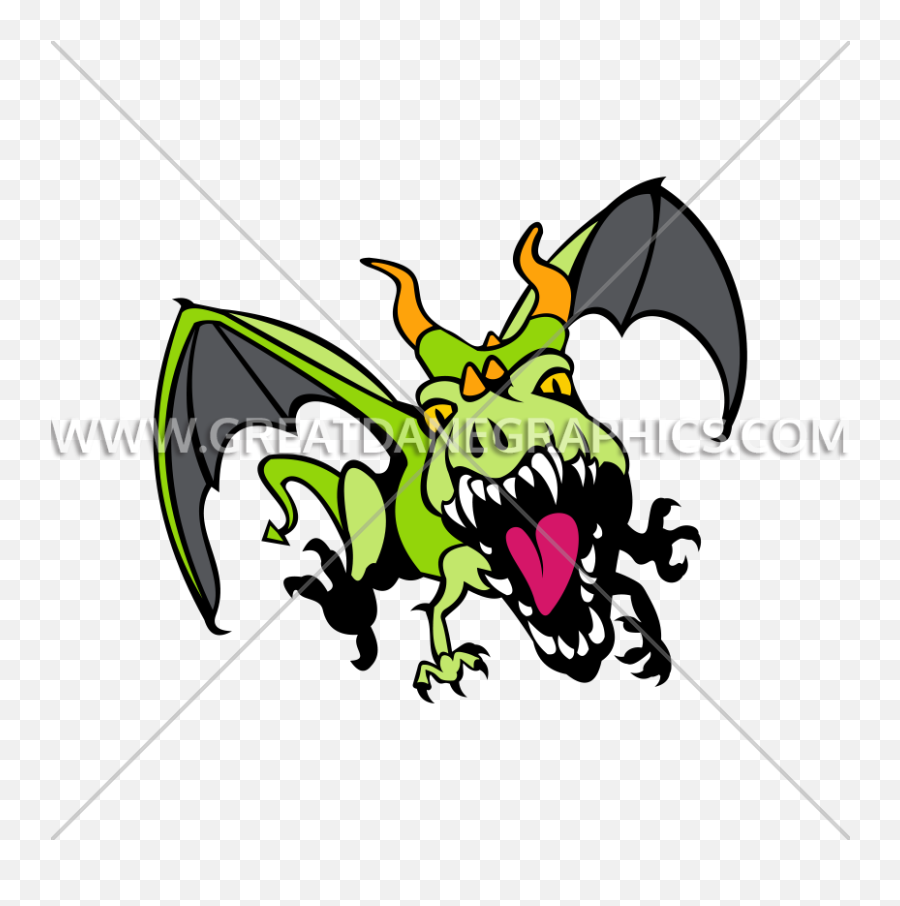 Flying Dragon Production Ready Artwork For T - Shirt Printing Dragon Png,Flying Dragon Png