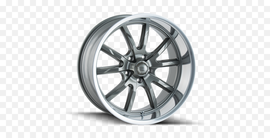 Ridler 650 Wheel 20x85 Grey Polished Lip 5x45 5x1143 0mm Offset - In Cart Discount Cpp Ridler Wheels Png,Wheel Png