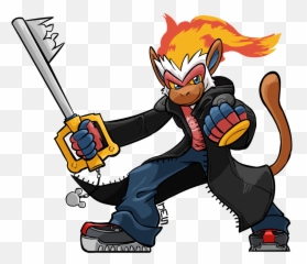 Infernape Is Roxasu0027 Organization Xiii Outfit - Cartoon Portable Network Graphics Png,Roxas Png