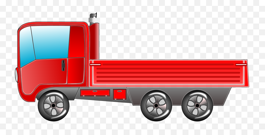Truck Lorry Transport - Truck Cartoon Png,Red Truck Png