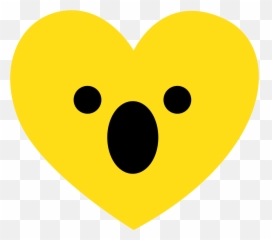 Free Heart Emoji Gasp Png With - Happy