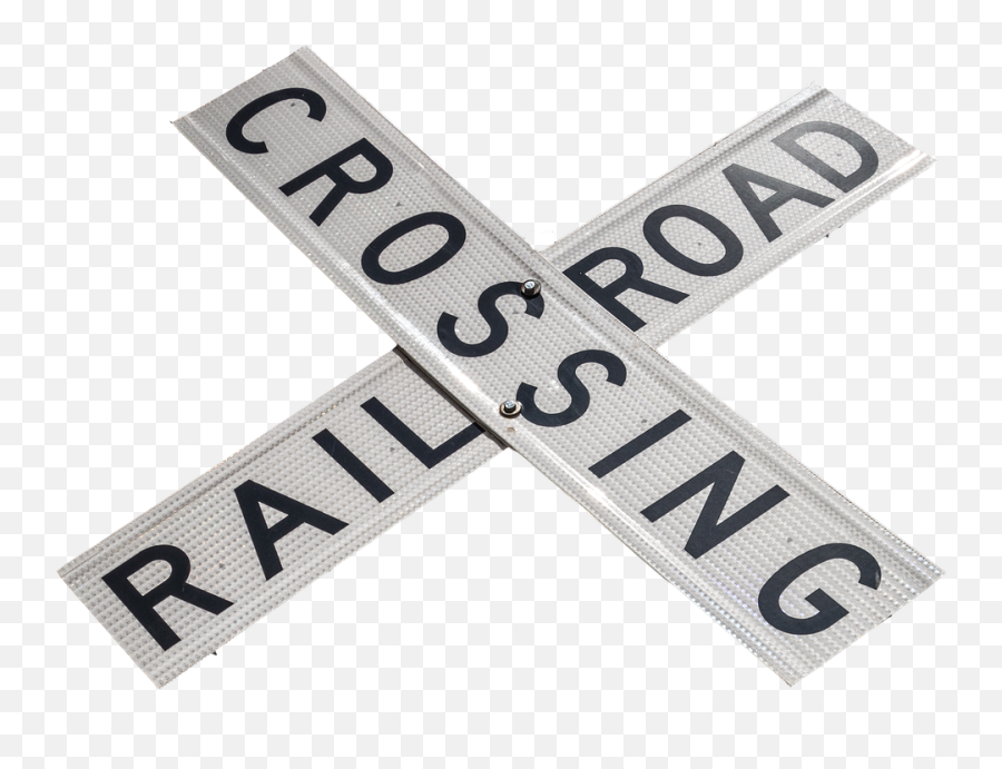 Railroad Crossing Sign Warning - Road Railroad Crossing Signs Png,Railroad Png