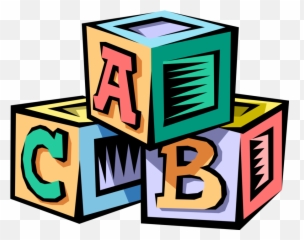 Block Vector Abc - Transparent Baby Blocks Png