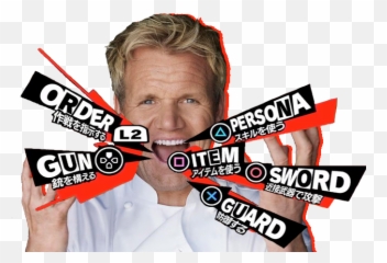 Persona 5 Battle Menu Parodies - Meme png