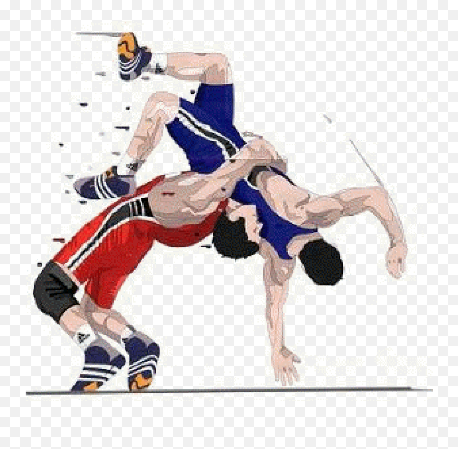 Wrestling Png Image With No - Freestyle Wrestling Clipart,Wrestling Silhouette Png