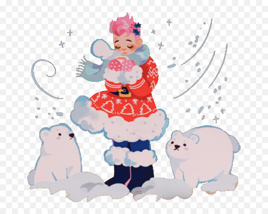 Zarya Winterwonderland 2019 Overwatch Sticker By Nagi - Presbyterian Homes Of Georgia Png,Zarya Transparent