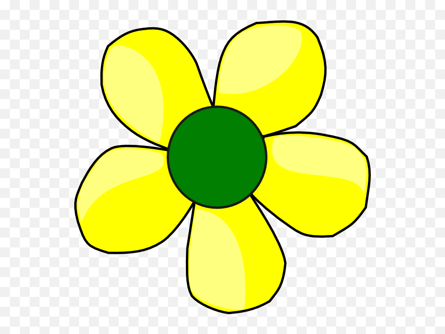 Flowers Yellow And Green Clipart - Yellow And Blue Flower Png,Green And Yellow Flower Logo