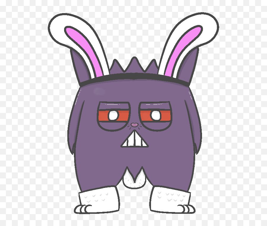 Pokemon Gengar Easter Rabbit - Cartoon Png,Gengar Transparent