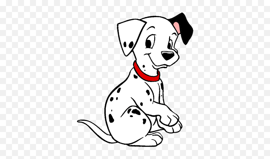 Dirty Dog Clipart Transparent Images - Draw Puppies 101 Dalmatians Png,Dog Clipart Transparent