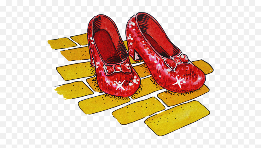 Oz Ruby Slippers Shower Curtain - Ruby Slippers The Wizard Of Oz Png,Ruby Slippers Png