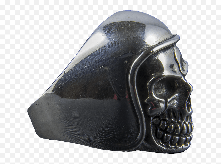 Motorcycle Helmet Skull Ring - Solid Png,Icon Skeleton Skull Motorcycle Helmet