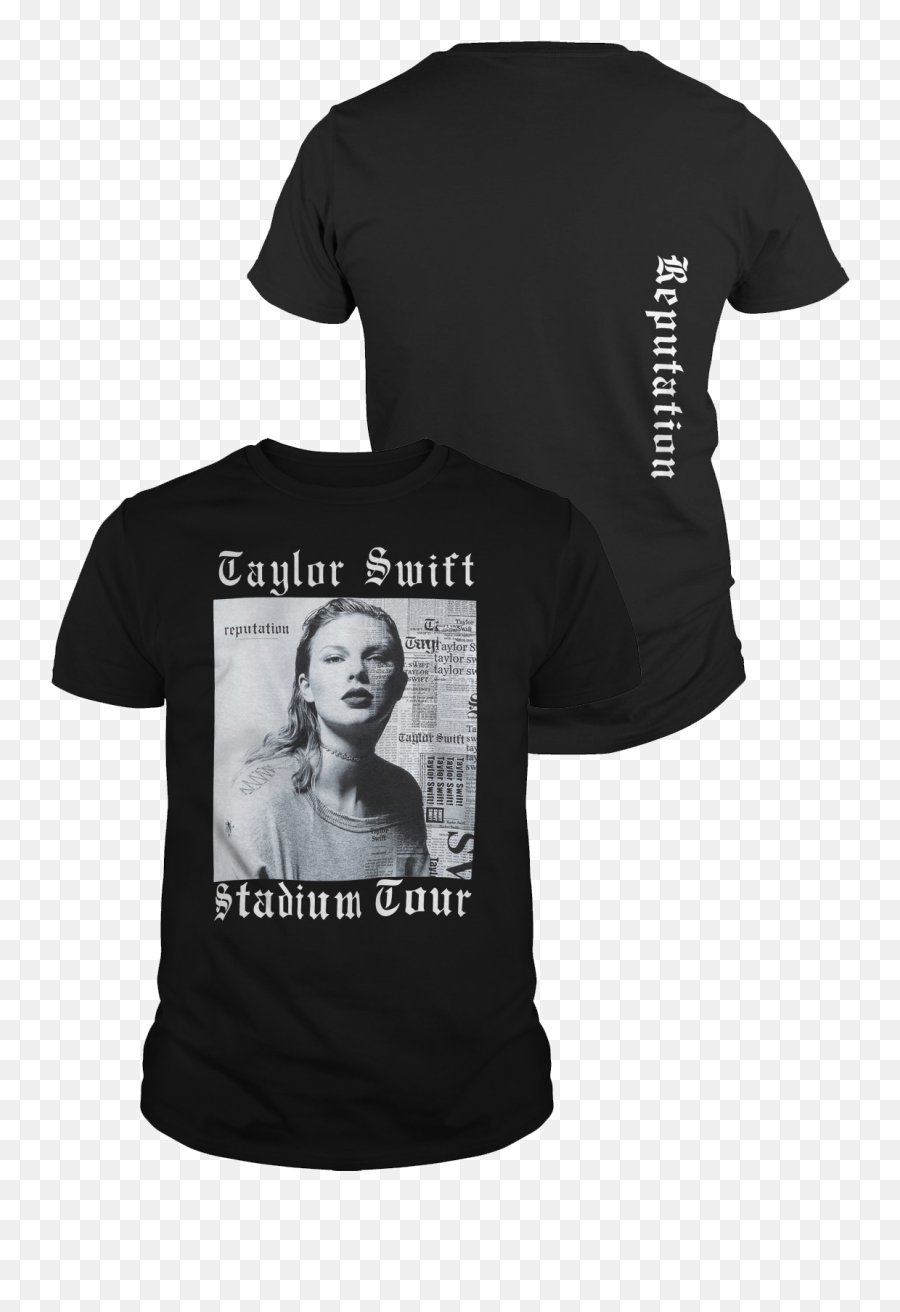 Download Hd Taylor Swift Reputation Stadium Tour Shirt In - Taylor Swift Reputation Shirts For Tour Png,Reputation Png