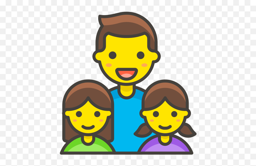 Family Man Girl Free Icon Of 780 Vector Emoji - Png,Cute Girl Icon
