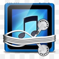 Blue Tunes Folder Icon - Tunes Folder Icons Softiconscom Blue Music Folder Icon Png,Computer Folder Icon