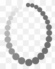 Pearl Chain - Chrome Hearts 6mm Bead Bracelet png