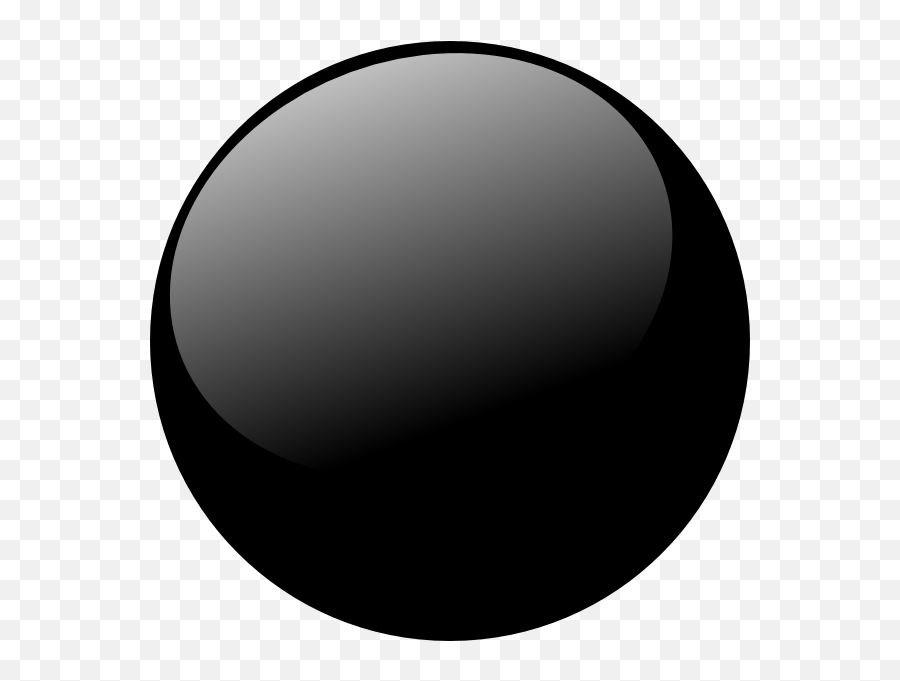 Glossy Black Icon Angle Clip Art - 3d Black Circle Png,Grey Circle Png