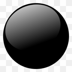 Glossy Black Icon Angle Clip Art - 3d Black Circle Png,Grey Circle Png