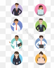 Fashion Business People Icon Vector Psd Free Download - Worker png