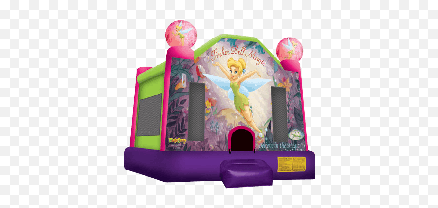 Inflatable Sports Games For Rent New York Clownscom - Tinkerbell Bounce House Png,Tinkerbell Buddy Icon