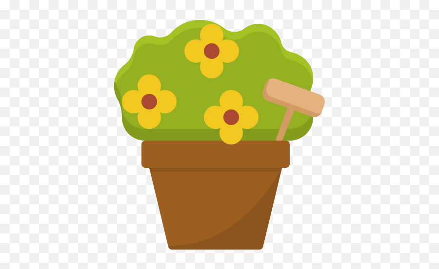 Flower Pot - Free Farming And Gardening Icons Happy Png,Flower Pot Icon