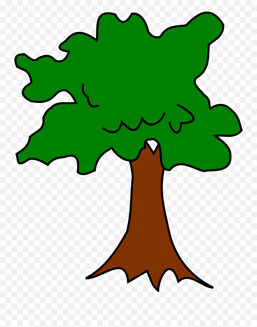 Drawing Of A Deciduous Tree Free Image Download - Vector Graphics Png,Tree Icon Vector Free Download