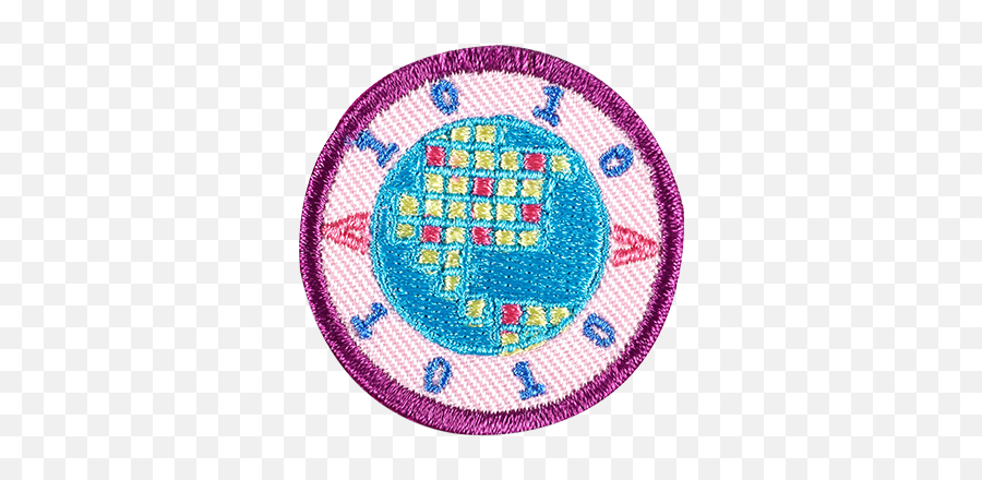 Girl Scouts Coding Basics Badge With Ti - Nspire Cx Girl Scout Coding Badge Png,Icon Pop Song Cheats Level 2