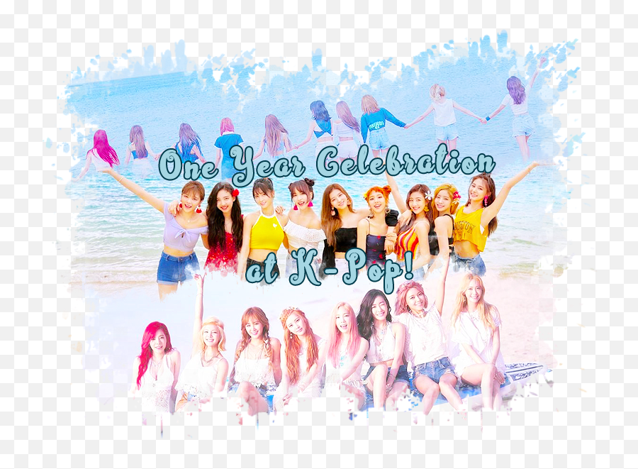 K - Pop Happy 1st Birthday Kpop Board One Year Snsd Party Png,Somi Tumblr Icon