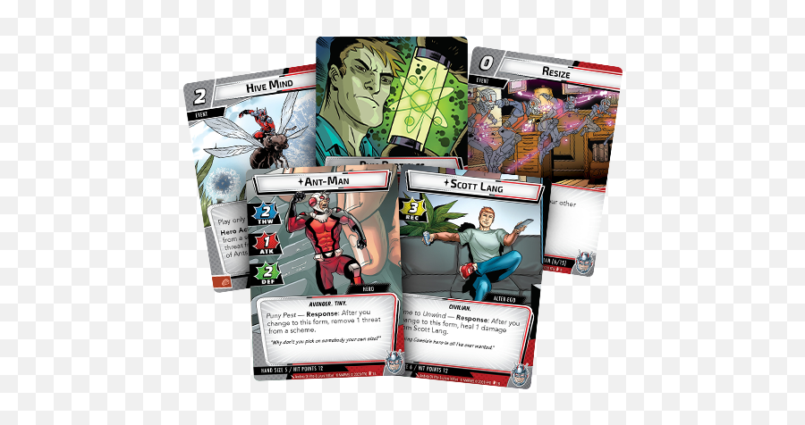 Marvel Champions Lcg Ant - Man And Wasp Card Storage Guide Marvel Champions Ant Man Hero Pack Deck Png,Ant Man Icon