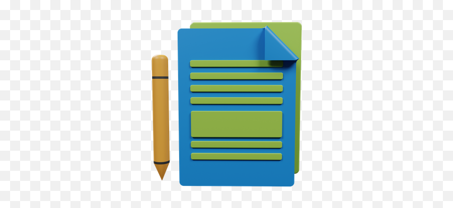 Pen And Paper Icon - Download In Colored Outline Style Horizontal Png,Paper Icon Vector
