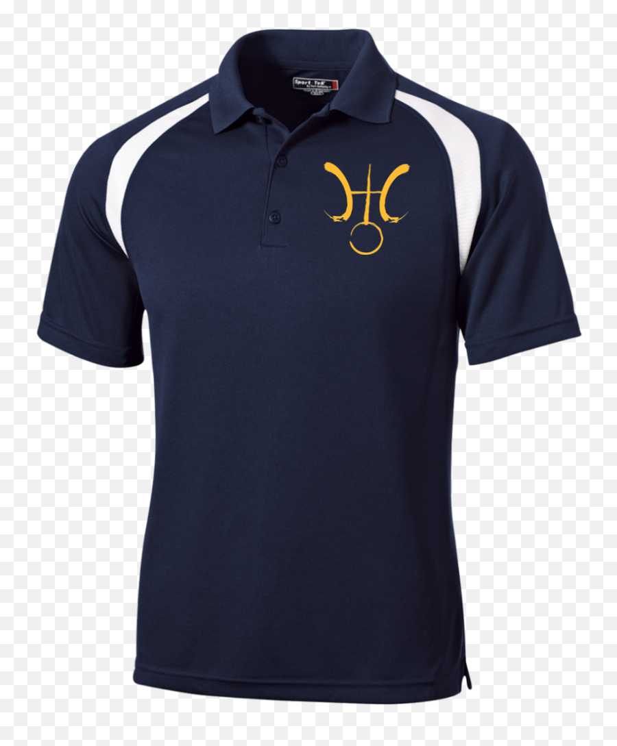 Uranus Symbol Golden Moisture Wicking Golf Shirt U2013 Alkimia - Polo Shirt Png,Uranus Icon