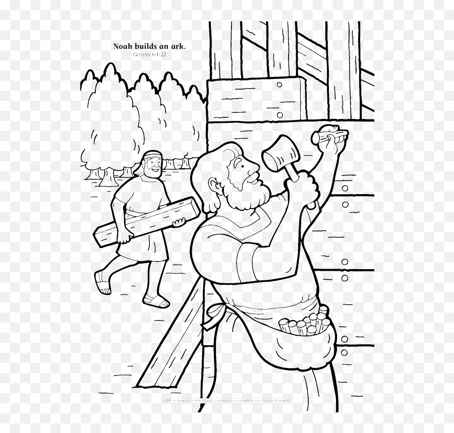 52 Free Bible Coloring Pages For Kids From Popular Stories Png Ark Red Heart Icon