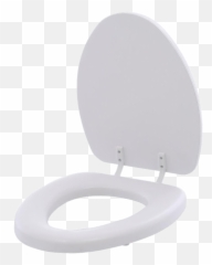 Open White Toilet Seat Transparent Png - Toiletseat On Transparent Background,Seat Png