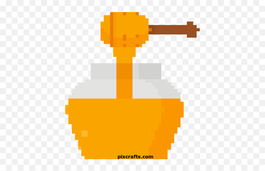 Honey - Printable Pixel Art Pixel Jar Of Honey Png,Honey Transparent