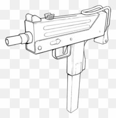Download Hd Tattoo Machine Drawing Png - Mac 10 Vector,Tattoo Gun Png
