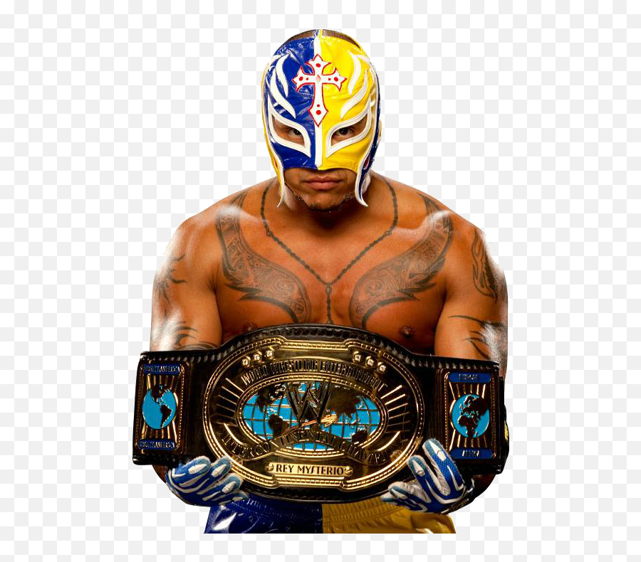 Download Rey Mysterio Png Clipart 383 - Rey Mysterio Ic Champion,Rey Mysterio Png