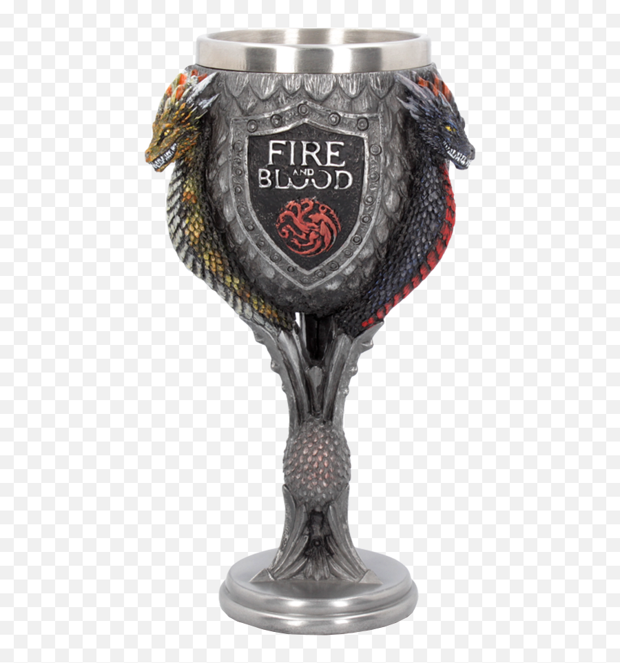 House Targaryen Goblet By Nemesis Now - Targaryen Goblet Png,Targaryen Sigil Png