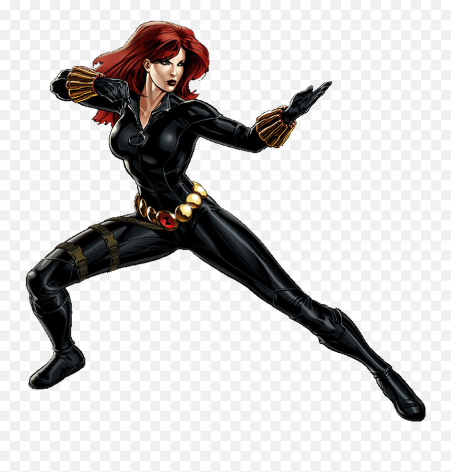 Black Widow Png Hd - Black Widow Comic Book Character,Black Widow Transparent Background