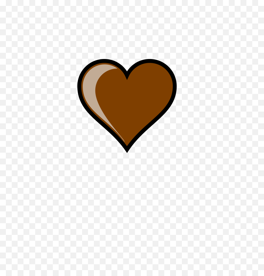 Brown Heart Png Svg Clip Art For Web - Download Clip Art Brown Heart Clipart,Small Heart Png