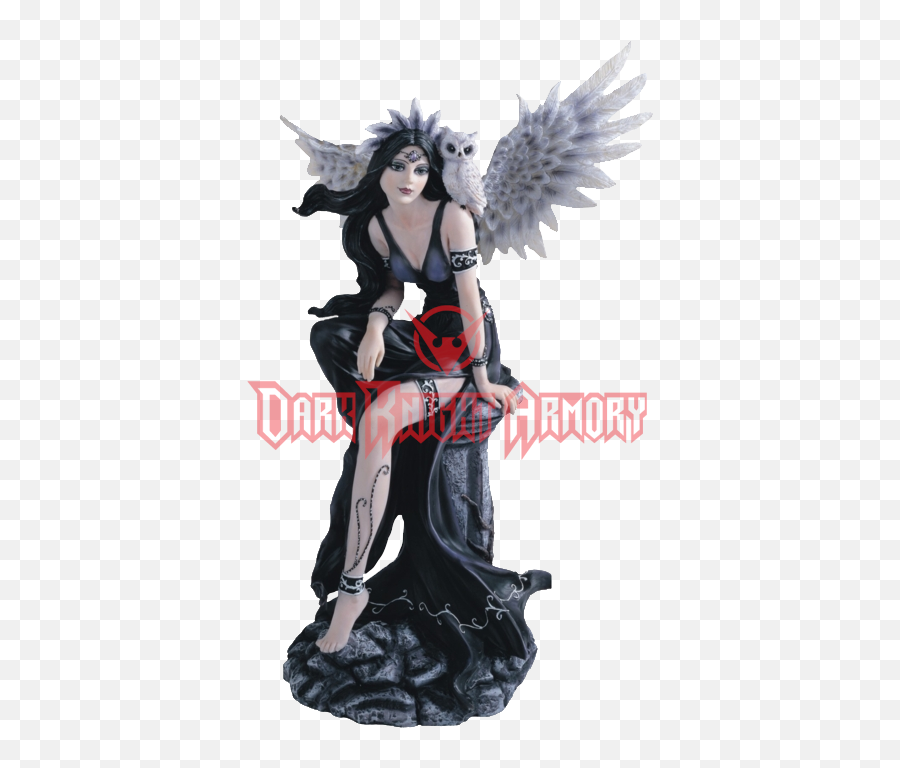 Download Fallen Angel Statue Figurine - Full Size Png Image Fairy Figurines,Angel Statue Png