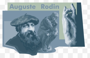 Auguste Rodin The Thinker - Vector Image Png,The Thinker Png