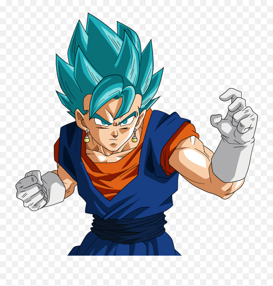 What Is The Difference Between Vegito And Gogeta - Quora Vegetto Super Saiyan God Blue Png,Goku Hair Transparent
