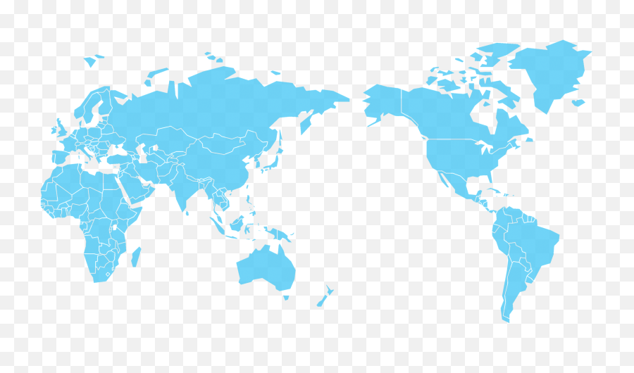 World Map Png - World Map Blue Png,World Map Png