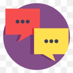 Support State And Local Government Agencies With Strategy - Conversation Icon Png Color